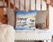 Sandpipers Throw Pillow Machine Washable, Indoor Outdoor Decorative Pillow For Couch, Bed Or Patio, 14Hx14W_maomaolike.com