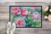 Peonies In Watercolor Doormat Front Door Mat Indoor Outdoor Rugs For Entryway, Non Slip Washable Low Pile, 24H X 36W_maomaolike.com