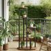 Plant Stand, Multiple Potted Plants Holder Corner Flower Shelf_maomaolike.com