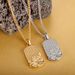 Square Pendants Delicate Stainless Steel Chain Pendant For Women Necklace_maomaolike.com