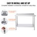 VEVOR 24 X 48 X 36 Inch Stainless Steel Work Table, Commercial Food Prep Worktable Heavy Duty Prep Worktable, Metal Work Table With Adjustable Height For Restaurant, Home And Hotel_maomaolike.com