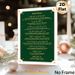 Ayatul Kursi Painting Poster, Elegant Dark Green & Gold Islamic Verse Poster, Clear Bilingual Religious Text, Ideal For Prayer Room And Home Wall_maomaolike.com