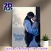 Wuthering Heights Themed Painting Poster, Melancholic Rainy Romantic Vintage Period Couple Scene Poster, Evocative Emotional Depiction Ideal For_maomaolike.com