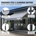 VEVOR Manual Retractable Awning, 78" Outdoor Retractable Patio Awning Sunshade Shelter, Adjustable Patio Door Window Awning Canopy With 39" Sun Shade Curtain For Backyard, Garden, Balcony_maomaolike.com