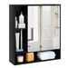 Wall Mounted Bathroom Cabinet With Mirror Single Door For The Bathroom, Living Room Or Entryway_maomaolike.com