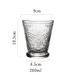 French Butterfly Relief Transparent Glass Cup Water Glass Wine Glass_maomaolike.com