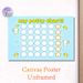 Potty Training Chart Painting Poster, Adorable Cartoon Style Poster, Cheerful Duck & Toilet Paper Design To Track Potty Training Progress, Ideal For_maomaolike.com