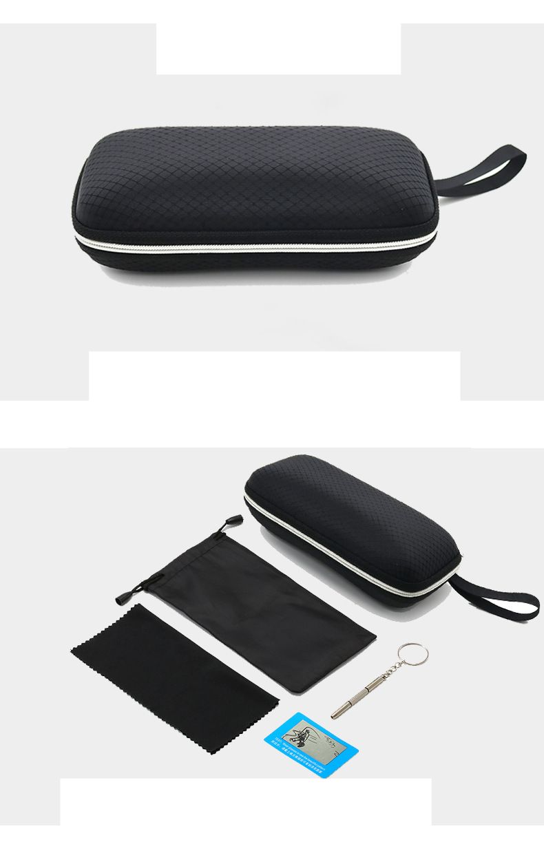 Unisex Various hand-made soft bag eyeglasses case Eyeglasses zipper case calfskin button rope Eyeglasses case pressure resistant Oxford case_maomaolike.com