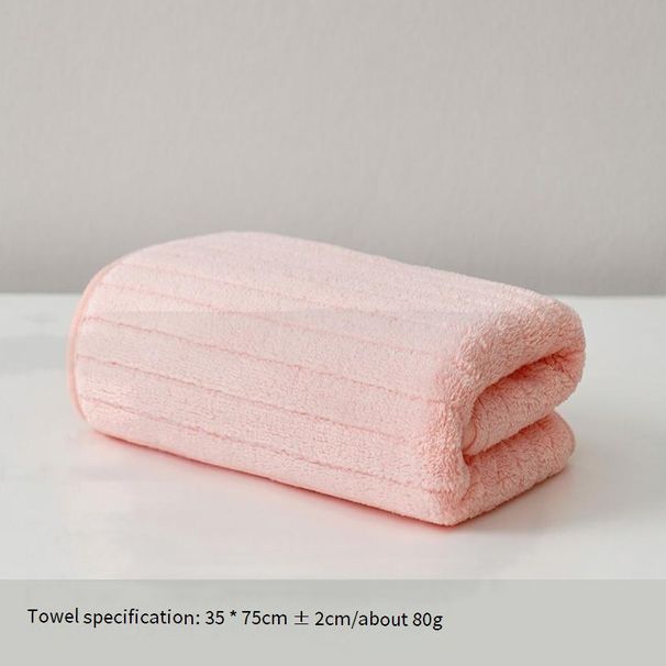 Antibacterial Coral Fleece Face Towel Ultra Soft Absorbent For Adults Kids_maomaolike.com