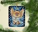 Pomeranian My Angel Porcelain Ornament Christmas Tree Hanging Decorations For Home Christmas Holiday, Rectangle, Gift, Multicolor_maomaolike.com