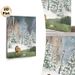 Winter Castle & Lion Themed Painting Poster, Soft Watercolor Fantasy Scene Poster, Whimsical Snowy Castle With Lion, Street Lamp And Open Book Design_maomaolike.com