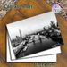 London Skyline With Tower Bridge Painting Poster, Monochrome Urban Cityscape Poster, Timeless Sleek City View, Ideal For Living Room, Office And_maomaolike.com