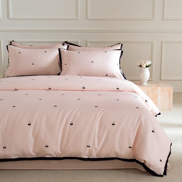French-style A-grade Tencel Cotton Four-piece Set, Digitally Printed All-cotton Duvet Cover And Bed Sheet, Summer Luxury_maomaolike.com