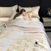 Wholesale Washed Silk Embossed Jacquard Summer Cool Embroidered Air Conditioning Four-Piece Set Machine Washable Thin Quilt_maomaolike.com