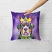 Greater Swiss Mountain Dog King Of Mardi Gras Throw Pillow Machine Washable, Indoor Outdoor Decorative Pillow For Couch, Bed Or Patio, 18Hx18W_maomaolike.com