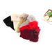 Unisex Short woolly gloves knitted wool warm fingertip half-finger gloves sleeves_maomaolike.com