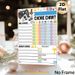 Gaming Themed Chore Chart Painting Poster, Vibrant Game Controller Illustrated Poster, Practical For Tracking Daily & Weekly Chores, Suitable For Home_maomaolike.com