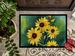 Kentucky Goldenrod In Watercolor Doormat Front Door Mat Indoor Outdoor Rugs For Entryway, Non Slip Washable Low Pile, 24H X 36W_maomaolike.com