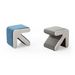 Modern Creative Upholstered Velvet Sofa Stool Kids Stool Shoe Bench Footrest Footstool Multifaceted Stool Ottoman Coffee Table Arrow Design Handicraft Decoration For Living Room Bedroom,BL/BE_maomaolike.com