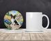 Papillon Spring Path Large Sandstone Coasters Pack Of 4 Absorbent Round Coasters Decor Gifts For Men Or Women, 4 In, Multicolor_maomaolike.com