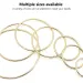 10Pcs Floral 5cm-40cm Gold Metal Handmade DIY Crafts Home Wedding Hoop Ring Hanging Decorations Macrame Wreath Wind Chimes Decor_maomaolike.com
