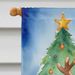 Cavalier Spaniel Christmas Reindeer House Flag Large Porch Sleeve Pole Decorative Outside Yard Banner Artwork Wall Hanging, Polyester, House Size, Multicolor_maomaolike.com