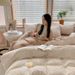 Home Textile Three Layer Yarn Jacquard Washed Cotton Bedding Four Piece Set Pure Cotton 100 Quilt Cover Bed Sheet Bed Sheet_maomaolike.com