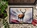 Highland Red Deer Doormat Front Door Mat Indoor Outdoor Rugs For Entryway, Non Slip Washable Low Pile, 24H X 36W_maomaolike.com