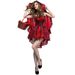 Halloween costumes, Gothic style Little Red Riding Hood, Nightclub Queen costumes, European and American export role playing costumes, stage skirts_maomaolike.com
