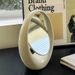 Light-luxury Double-sided Rotating Makeup Mirror, High-end Desktop Vanity Mirror For Home Living Rooms And Bedrooms, Decorative Accessory_maomaolike.com