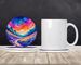 Colorful Periwinkles Large Sandstone Coasters Pack Of 4 Absorbent Round Coasters Decor Gifts For Men Or Women, 4 In, Multicolor_maomaolike.com