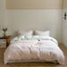 Wholesale INS Japanese Double Stitched Striped Pure Four-Piece Nordic Style Full Yarn-Dyed Jacquard Washed Cotton 4-Piece Set_maomaolike.com