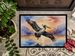 Pelican Fyling At Sunrise Doormat Front Door Mat Indoor Outdoor Rugs For Entryway, Non Slip Washable Low Pile, 24H X 36W_maomaolike.com