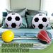 Creative Plush Pillow, Fan Boyfriend Football Cushion, Home Decoration, Sports Fan,Cute Soccer Shaped_maomaolike.com