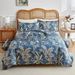 Home Textile Leaves And Flowers Duvet Cover Full Size_maomaolike.com