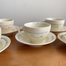 Cream Colored Internet Celebrity High Aesthetic Retro Letter Ceramic Coffee Cup And Dish Set, Breakfast Cup, Milk Cup_maomaolike.com