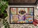 Decorating Easter Pekingese Doormat Front Door Mat Indoor Outdoor Rugs For Entryway, Non Slip Washable Low Pile, 24H X 36W_maomaolike.com