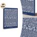 Hippocratic Oath Painting Poster, Minimalist Typographic Poster, Bold White Text On Navy Blue, Professional Ethical Statement Ideal For Clinic_maomaolike.com