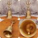 Brass Yin Yang Feng Shui Master Ritual Pronged Copper Ceremony Three Pure Ones Bell Metal Craft_maomaolike.com