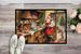 Cookies With Santa Claus Doormat Front Door Mat Indoor Outdoor Rugs For Entryway, Non Slip Washable Low Pile, 24H X 36W_maomaolike.com