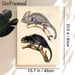 Chameleon Themed Painting Poster, Vintage Scientific Illustration Poster, Detailed Depiction Of Chameleons Perched On Branches, Ideal For Home, Study_maomaolike.com