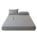 Winter Milk Velvet Coral Fleece Piece Dormitory Single Thickened Cover Solid Color Bed Sheet Three-Piece Set_maomaolike.com