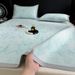 Wholesale PE High-Molecular Ethylene Jacquard Cool Washable Cooling Three-Piece Set Non-Slip Foldable Soft Air Conditioning Mat_maomaolike.com