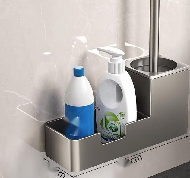 Manufacturer Supplies Holder For Home Use, No Drilling Required, Clean Without Dead Corners, Toilet Brush Magic Tool_maomaolike.com