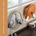 Youyoujia Pot Lid No-Drill Wall-Mounted Holder Kitchen Storage Rack Chopstick Tube Knife Organizer_maomaolike.com