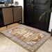 Living Room Rug Large Size Gorgeous Gold Frame Design Bedroom Rug Plush Thickened Machine Washable Thickened Underlay Interior Decorative Rug_maomaolike.com