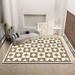 Living Room Rug Large Size Gorgeous Gold Frame Design Bedroom Rug Plush Thickened Machine Washable Thickened Underlay Interior Decorative Rug_maomaolike.com