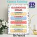 Classroom Rules Painting Poster, Vibrant Doodle-style Poster, Clear Classroom Conduct Guidelines To Foster Orderly Learning Atmosphere, Suitable For_maomaolike.com