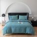Home Garden Three Piece Set Solid Color Brushed Velvet Splicing High End Light Luxury Quilt Set_maomaolike.com