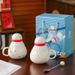 Badminton Cup Ceramic Creative High Beauty Coffee Cup Water Cup_maomaolike.com